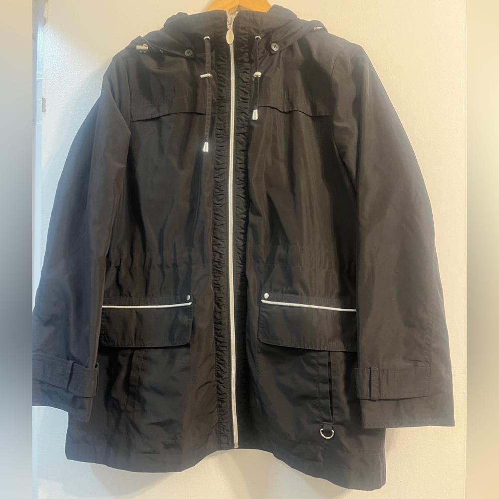 Liz Claiborne Black Outerwear Jacket
